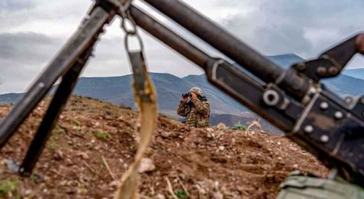 الدفاع الأذربيجانية نفت قصف مواقع الجيش الأرمني على الحدود
