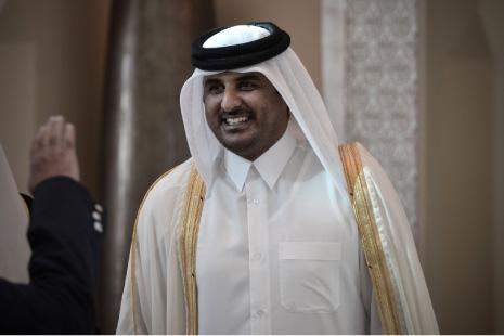 امير قطر وصل الى عمان في زيارة رسمية ويلتقي الملك عبدالله