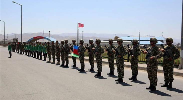 انطلاق مناورات عسكرية تركية- أذربيجانية واسعة النطاق بأذربيجان ستستمر حتى 10 آب