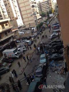 النشرة: الجيش اللبناني يفرض طوقا امنيا حول مكان التفجير في حارة حريك