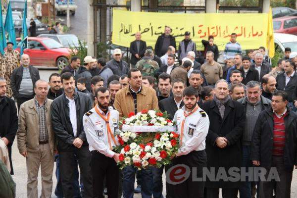حزب الله أحيا ذكرى قادته باحتفال في بلدة جبشيت