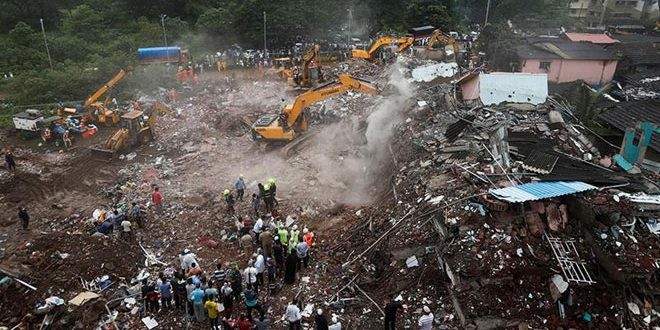 مقتل شخص وإصابة 17 جراء انهيار مبنى غرب الهند