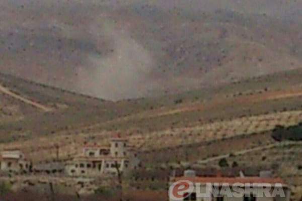 النشرة: سقوط صاروخ على أطراف بلدة عين كفرزبد شرق زحلة 