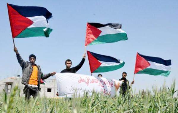 إنطلاق مسيرات في الاراضي الفلسطينية بذكرى يوم الارض 