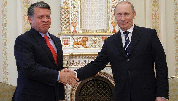 الرئيس الروسي والملك الأردني ناقشا الأوضاع في الشرق الأوسط