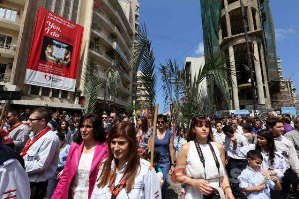 &quot;النشرة&quot; تواكب الإحتفالات بأحد الشعانين في المناطق اللبنانية