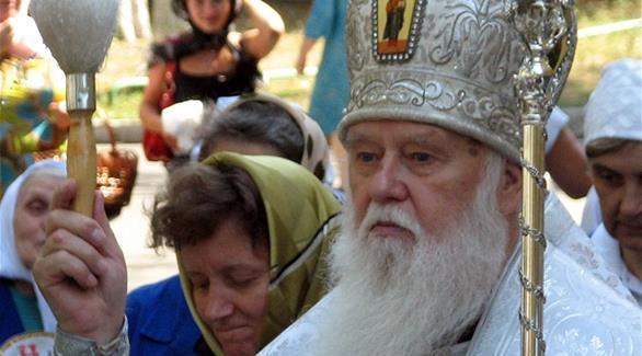 رئيس الكنيسة الأرثوذكسية الأوكرانية دان بقداس العيد &quot;العدوان&quot; الروسي 