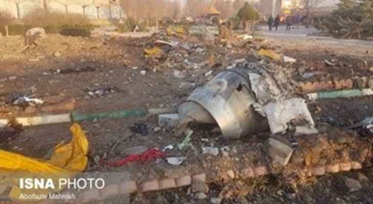 السلطات الايرانية تعثر على الصندوقين الأسودين للطائرة الأوكرانية المنكوبة