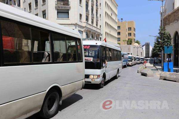 اعتصام للنقل البري في الزهراني ومجدليا والعيرونية