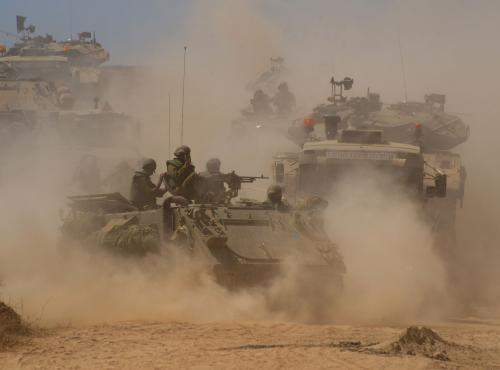 اشتباكات بين الفصائل الفلسطينية والجيش الإسرائيلي في منطقة البريج بغزة