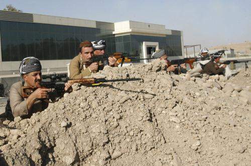 قوات البشمركة تحرر المحيط الشمالي لجلولاء شمال شرق بعقوبة في العراق