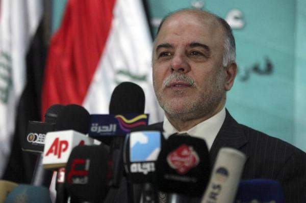 رئيس الوزراء العراقي حيدر العبادي وصل إلى تكريت لمتابعة التطورات 