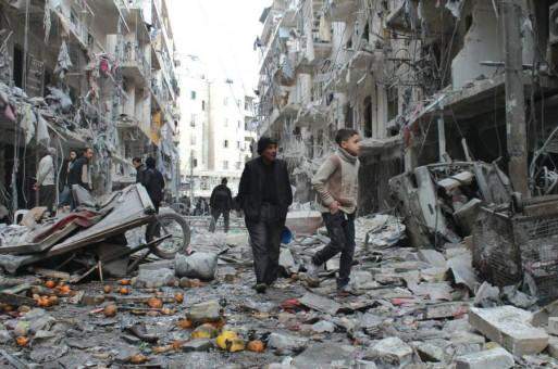 المنار: مقتل مدني وجرح 8 اثر سقوط قذائف على حي الخالدية في حلب
