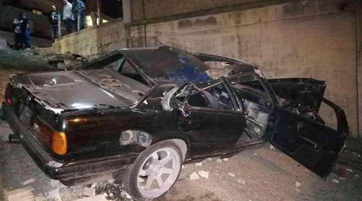 النشرة: جريحان نتيجة حادث سير مروع على طريق عام مكسة