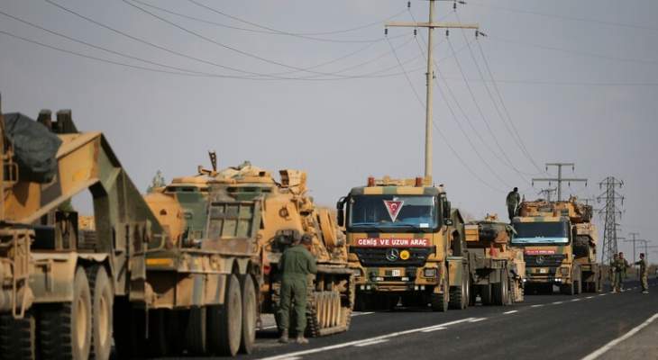 وصول تعزيزات عسكرية تركية جديدة إلى الحدود السورية 