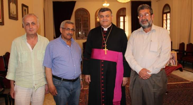 سعد زار راعي أبرشية صيدا ودير القمر للموارنة للبحث بأوضاع لبنان العامة