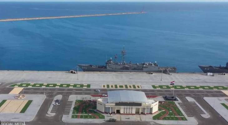 السيسي إفتتح أحدث القواعد العسكرية المصرية على البحر المتوسط