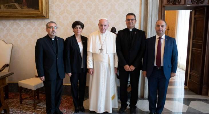 البابا فرنسيس استقبل الأمينة العامة لمجلس كنائس الشرق الأوسط