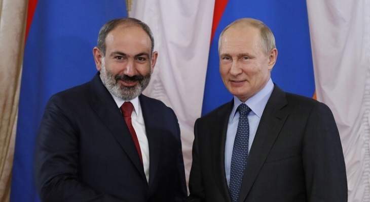 بوتين باتصال مع رئيس وزراء أرمينيا: لإنهاء الأعمال العدائية بقره باغ
