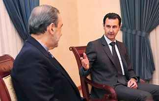 الأسد يستقبل ولايتي والوفد المرافق له
