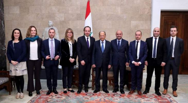 الرئيس عون يؤكد لرئيس المنطمة الانكليزية العربية العلاقات التاريخية بين لبنان والمملكة المتحدة