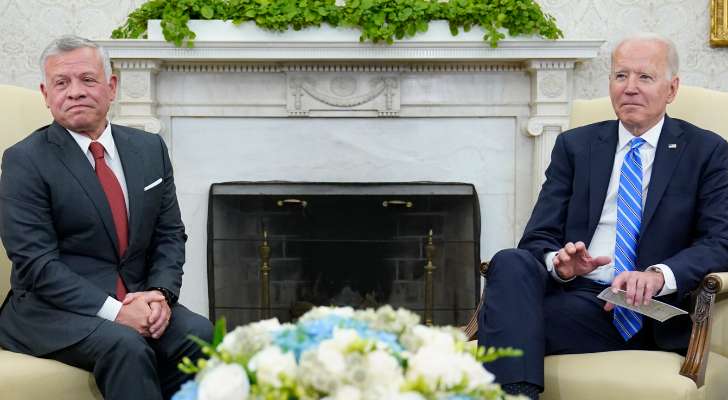 ملك الأردن بحث مع رئيس أميركا بوقف التصعيد في غزة: لإيجاد أفق سياسي حقيقي لتحقيق السلام