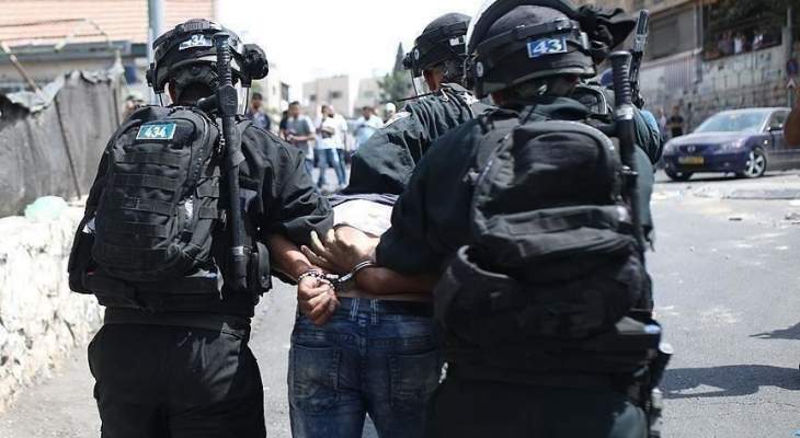 الجيش الإسرائيلي اعتقل 9 فلسطينيين بالضفة الغربية في حملات دهم ليلية لمنازلهم