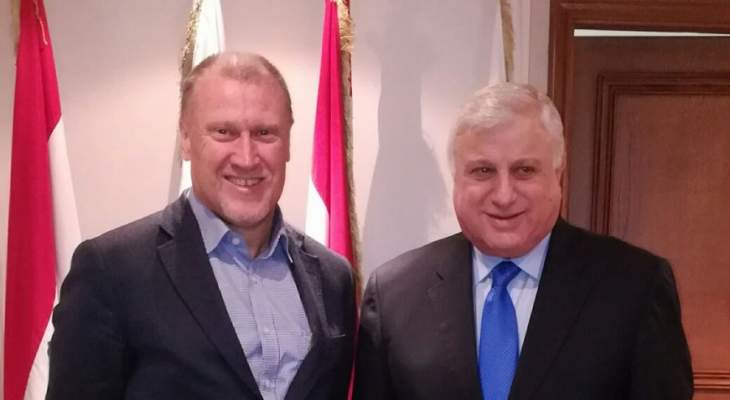 السفير الاوسترالي زار قليموس: لترسيخ التعاون بين البلدين