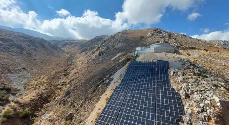 مؤسسة مياه البقاع تتسلم مشروع الطاقة الشمسية الخاصة بمضخات نبع جديتا