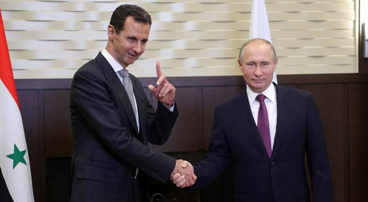 بوتين استقبل الأسد في موسكو: مشكلة سوريا هي القوات الأجنبية غير الشرعية التي تمنع توحيد البلاد