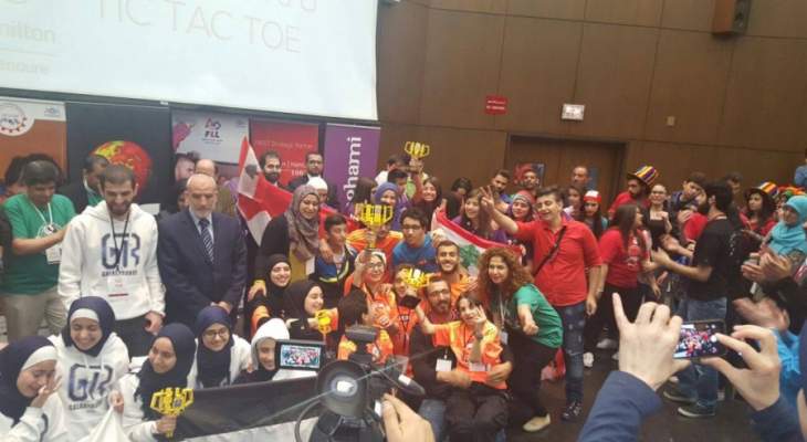 ثانوية حسن قصير تفوز بالبطولة العربية التاسعة للروبوت في بيروت