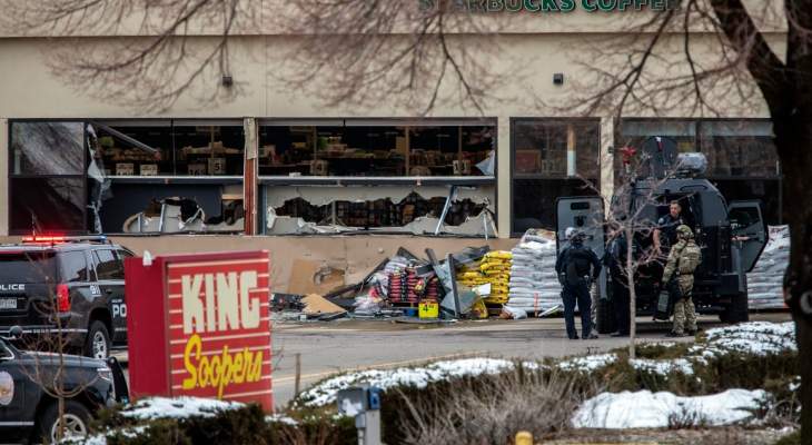 10 قتلى بحادث إطلاق النار في أحد المتاجر في ولاية كولورادو الأميركية