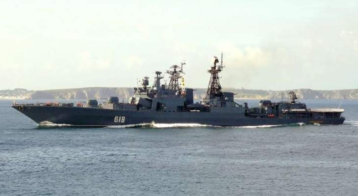 سفينة &quot;سيفيرومورسك&quot; الحربية الروسية عبرت قناة &quot;المانش&quot; نحو بحر الشمال