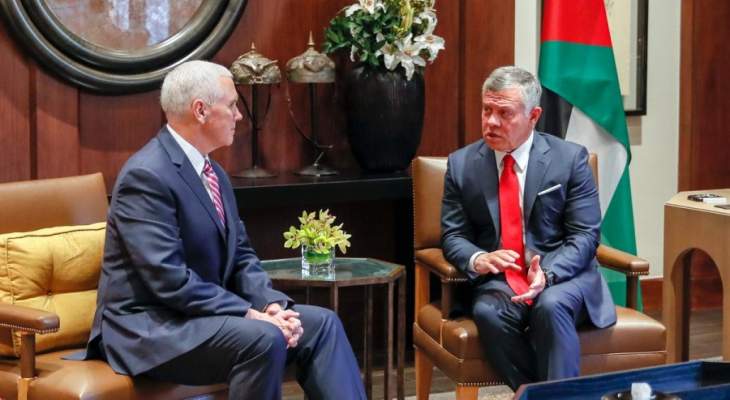 ملك الأردن: الصراع الفلسطيني الإسرائيلي هو مصدر عدم استقرار محتمل