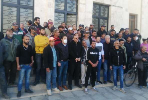 رئيس بلدية بعلبك في اعتصام لعمال البلدية: لا يسعنا إلا أن نقف أمام تضحياتهم وهم أطلقوا صرخة وجع