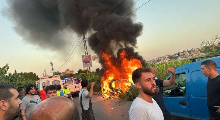 وزارة الصحة: شهيد في حصيلة أولية للغارة على دير قانون راس العين - صور