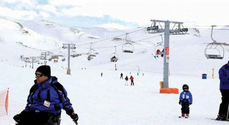 بلدية كفردبيان أعلنت إفتتاح موسم التزلج على منحدرات المزار