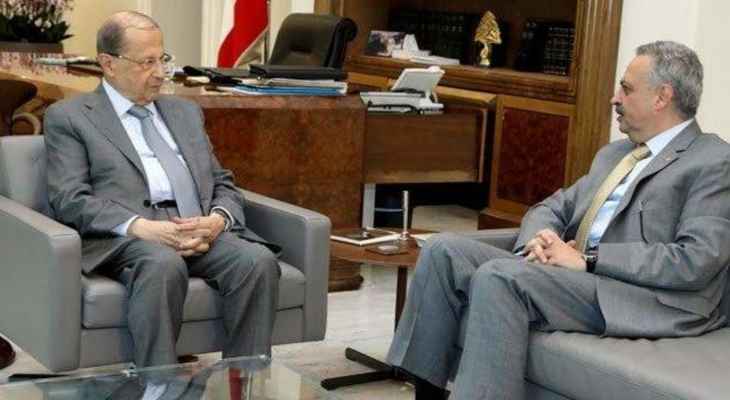 الرئيس عون استقبل رئيس الحزب الديمقراطي اللبناني النائب طلال ارسلان