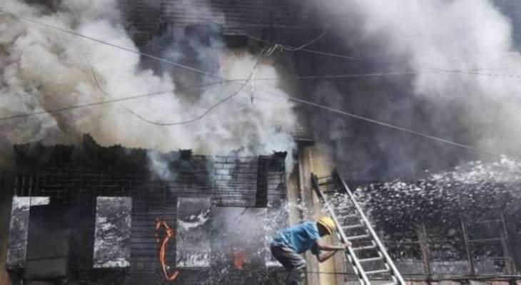 الشرطة الهندية: مقتل 12 شخصا بحريق اندلع بمصنع للألعاب النارية جنوب البلاد