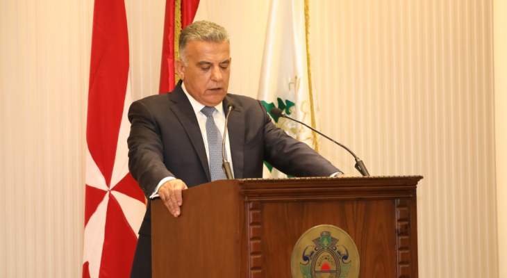 ابراهيم: نتمنى للبنان إنطلاقة جديدة واعدة وأمل جديد في العام المقبل