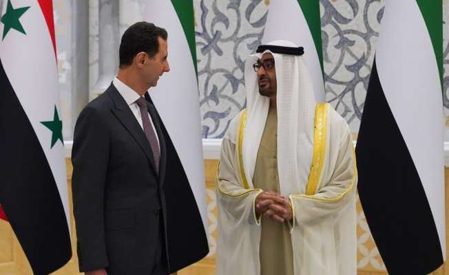 الأسد وصل إلى الإمارات ويبدأ محادثات مع بن زايد