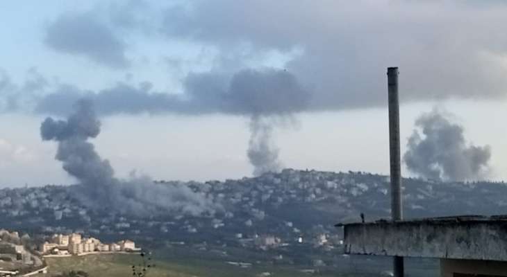 "النشرة": 4 غارات إسرائيلية استهدفت مدينة الخيام في جنوب لبنان