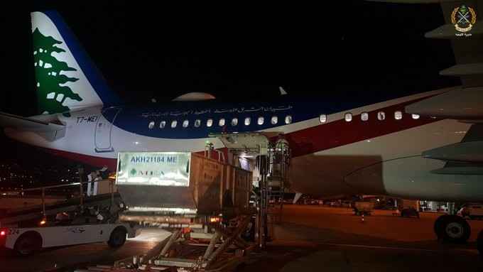 الجيش:وصول طائرة تابعة للـMEA الى بيروت محملة بمساعدات طبية من اليونان