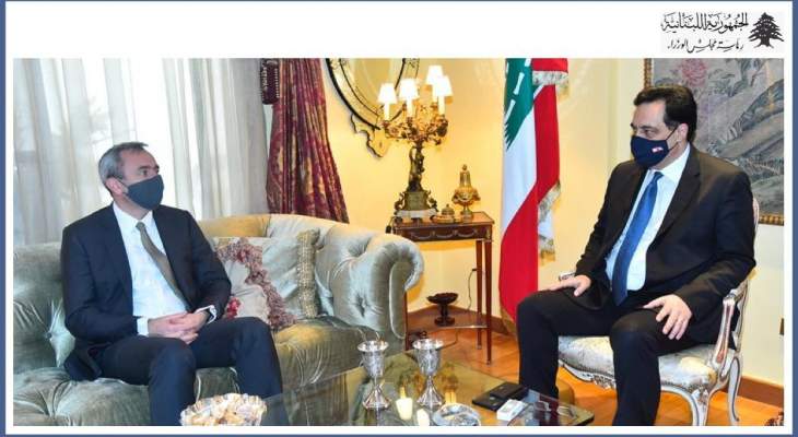 دياب استقبل رامبلينغ بزيارة وداعية لانتهاء مهامه الدبلوماسية في لبنان