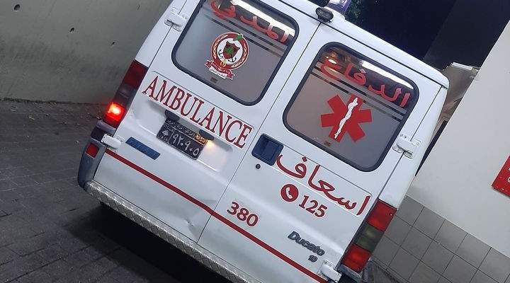 الدفاع المدني: جريح جراء حادث صدم في المحمرة في بجه بجبيل