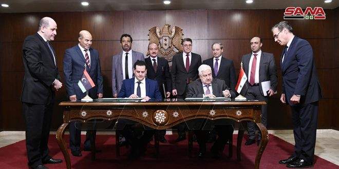 الخارجية السورية والليبية توقعان مذكرة تفاهم بشأن إعادة افتتاح مقرات البعثات الدبلوماسية 