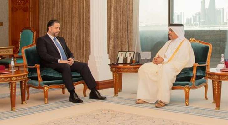 وزير الاقتصاد بحث مع وزير المال القطري بمواضيع متعلقة بالمصالح المشتركة