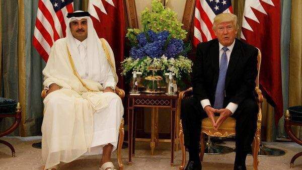 ترامب لأمير قطر:ضرورة الإلتزام بمخرجات قمة الرياض للتوحد بمكافحة الإرهاب