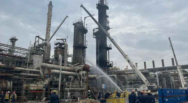شركة البترول الكويتية: وفاة عاملين متأثرين بجروحهما جراء الحريق في مصفاة ميناء الأحمدي