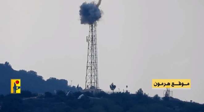 "حزب الله" نشر مشاهد من عملياته لاستهداف عدد من المواقع الإسرائيلية عند الحدود الجنوبية